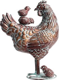 Mother Hen and Chicks Garden Statue Mother Hen and Chicks Garden Statue